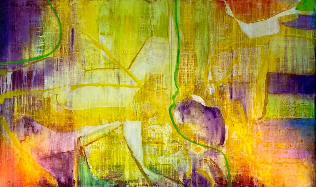 Solnedgang i lilla og gul / Sunset in Yellow and&nbsp;Purple